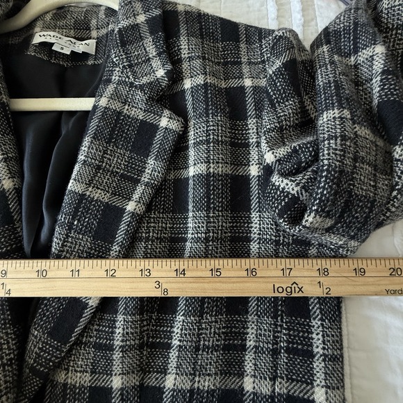 Vintage Sportswear Blazer Womens S Wool Plaid Tartan Jacket Union USA Old Money - Picture 5 of 10
